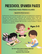 Load image into Gallery viewer, Preschool Spanish Pages - Páginas para Preescolares