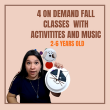 Load image into Gallery viewer, On Demand Classes for Preschoolers - FALL season
